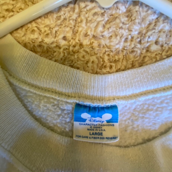 Vintage Disney Mickey Mouse White Sweatshirt - Picture 6 of 6